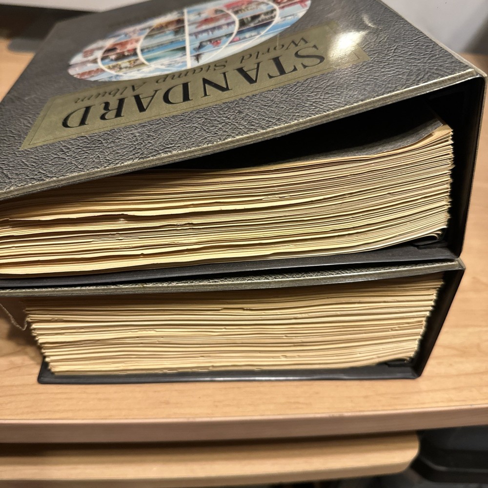 🌟 Standard World Harris Masterwork Stamp Albums Collection w/Stamps Please Read