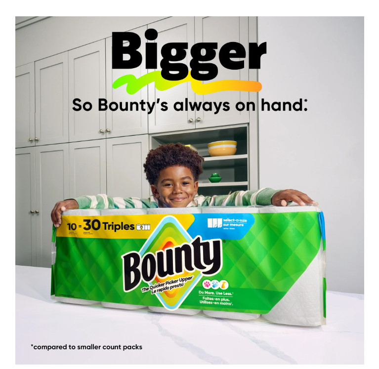 Select-A-Size White Paper Towels 6 Mega Rolls 164 Sheets Each