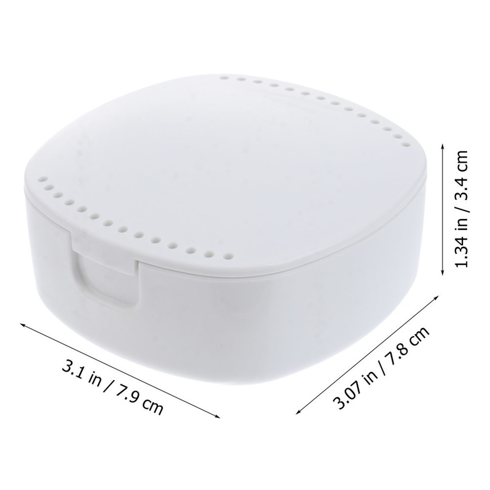Retainer Case with Storage Denture Container Accessories