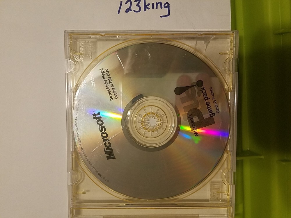 Microsoft Plus! Game Pack Companion 1995-2000 PC Computer Video Game