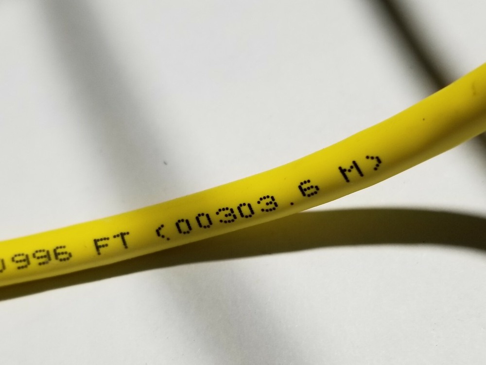 Commscope CS34P 23/4P Cat6 U/UTP WebTrak Plenum CMP Network Cable Yellow /100ft