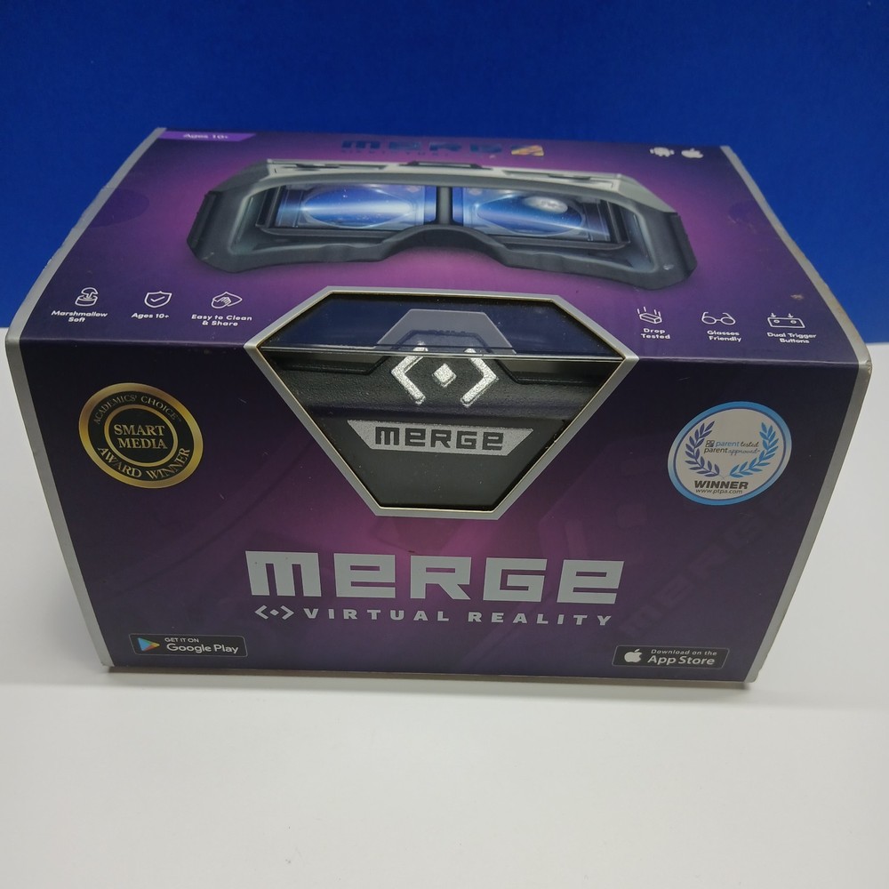 Merge AR/VR Headset Goggles Virtual Reality for Apple/Android - Open Box B203-4