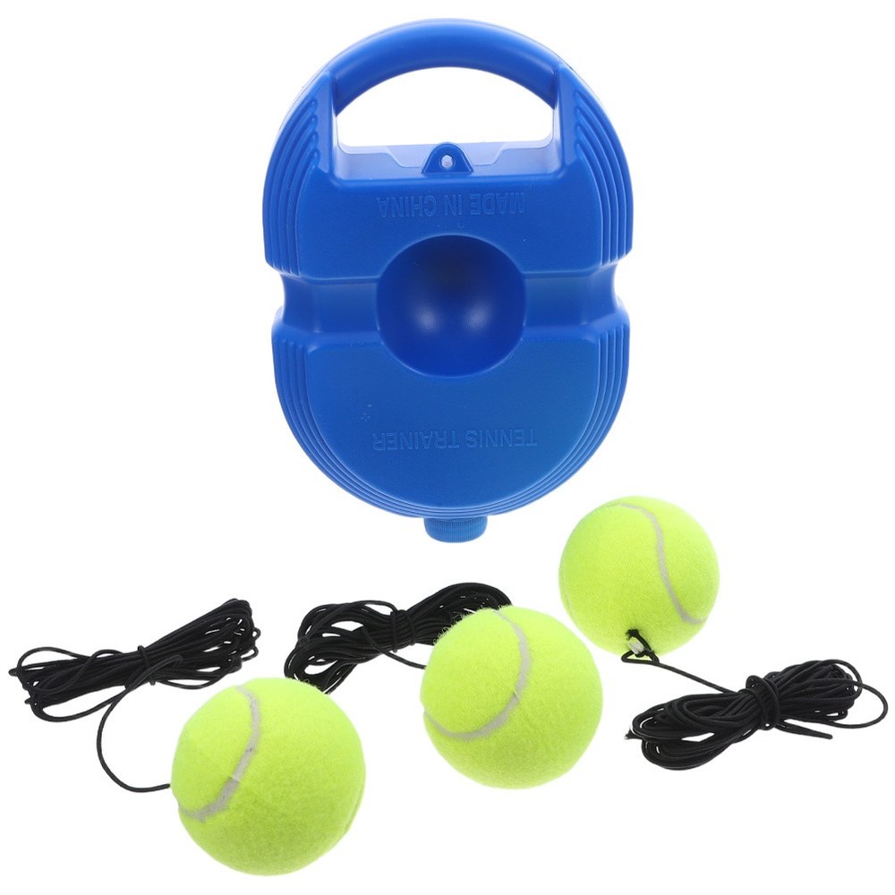 Tennis Training Equipment Set With Elastic String Non Base And Bounce