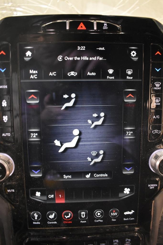 2021 RAM 2500 12" UCONNECT 5 OEM RADIO W/ CONTROL PANEL & MODULE UAX W/ 4C NAV