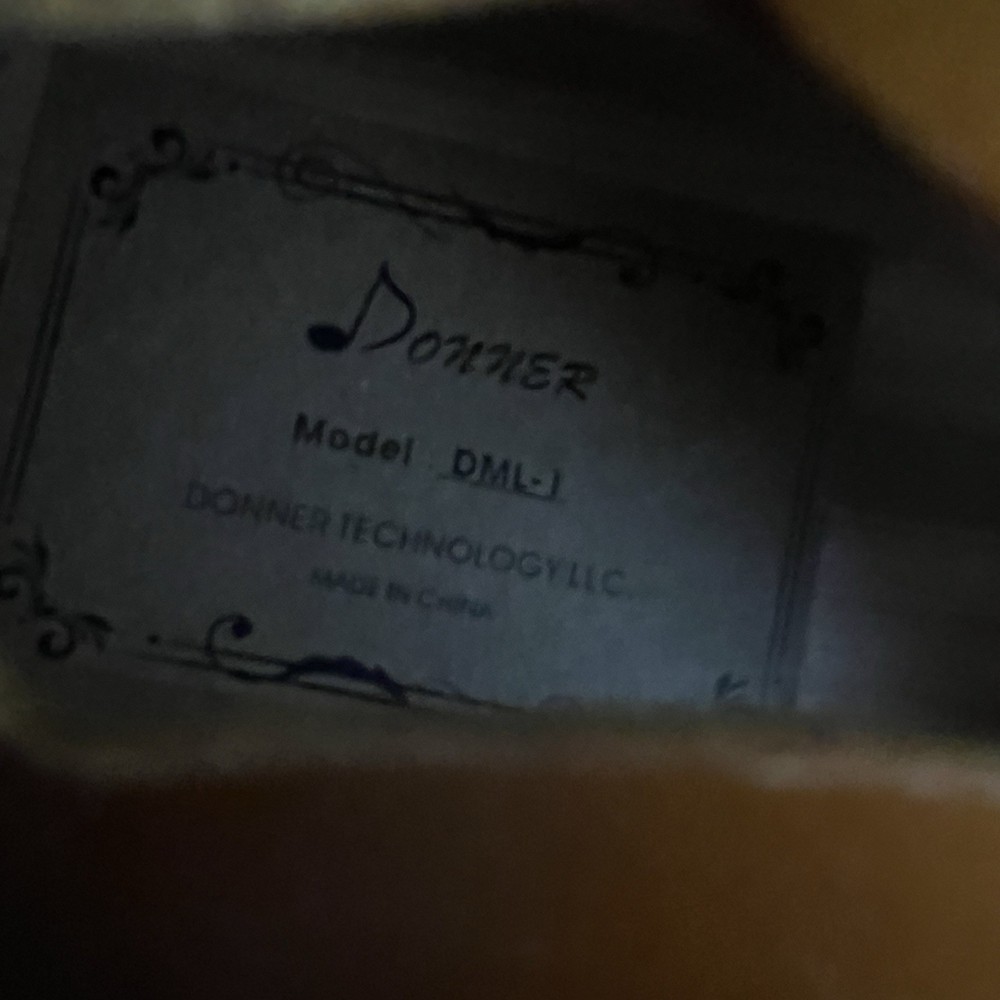 Sunburst Donner Mandolin 8 String Beginner Set with Soft Case & Pick Great Cond