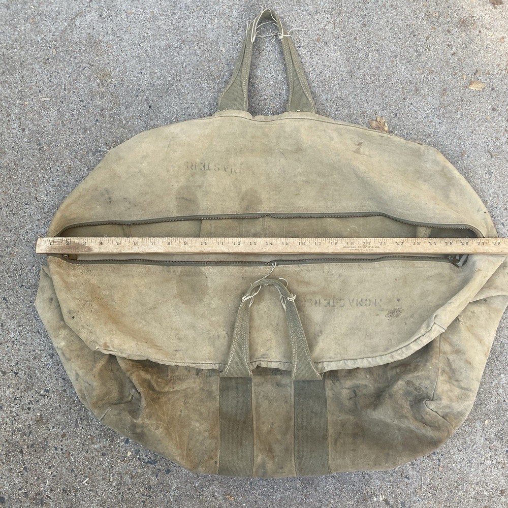 Vintage WW2 Aviator's Kit Bag DIstressed Stencil USAAF