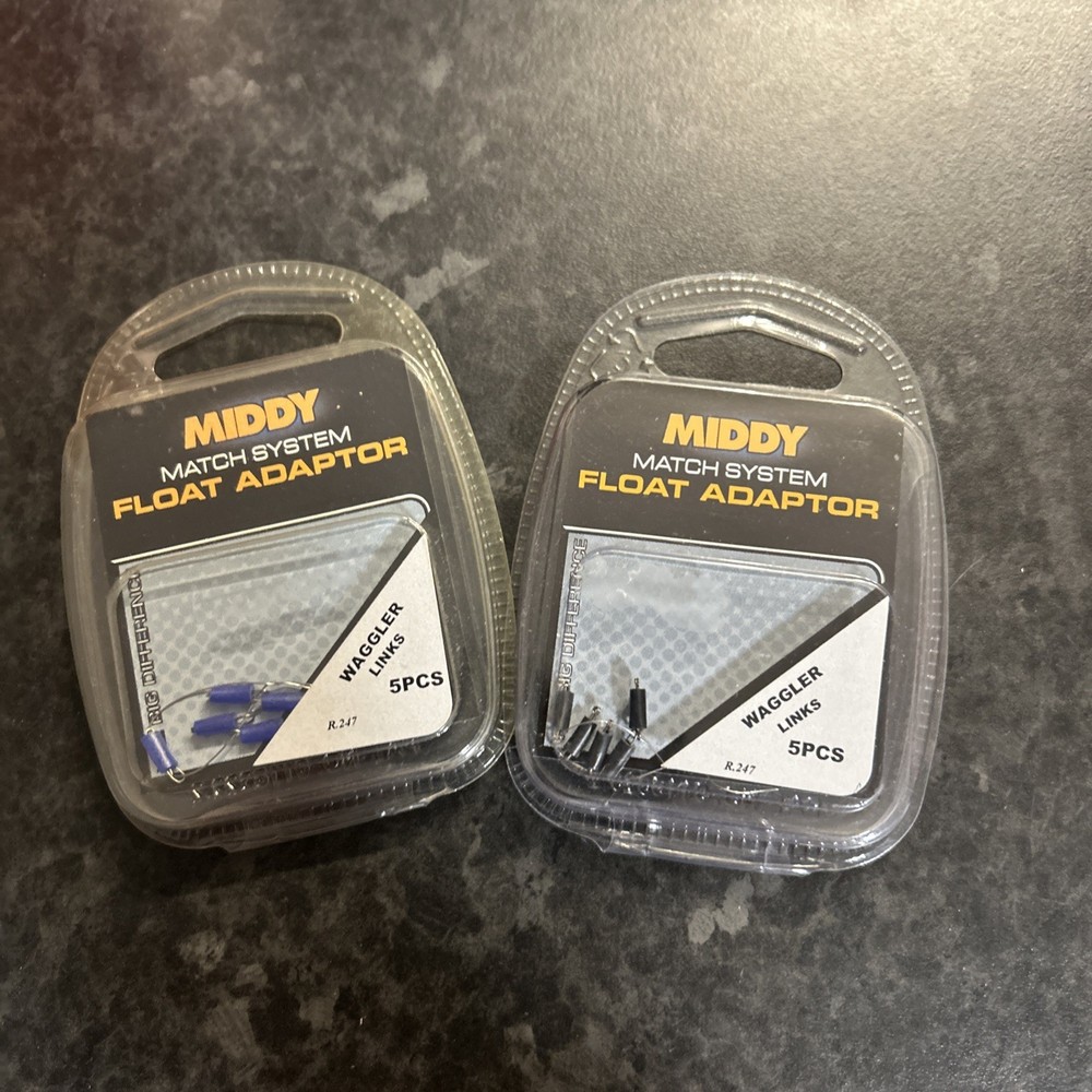 2pkts Middy Float Adaptor Waggles Links 5pcs per Pack.