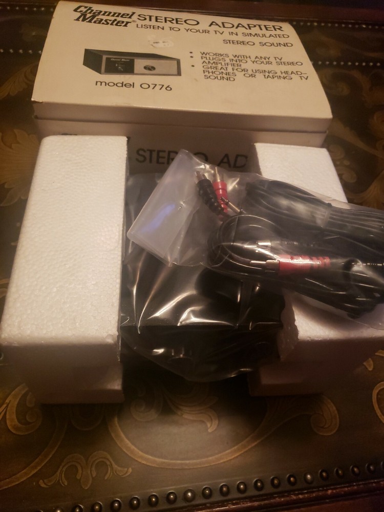 Channel Master #0776 Stereo Adapter new in box