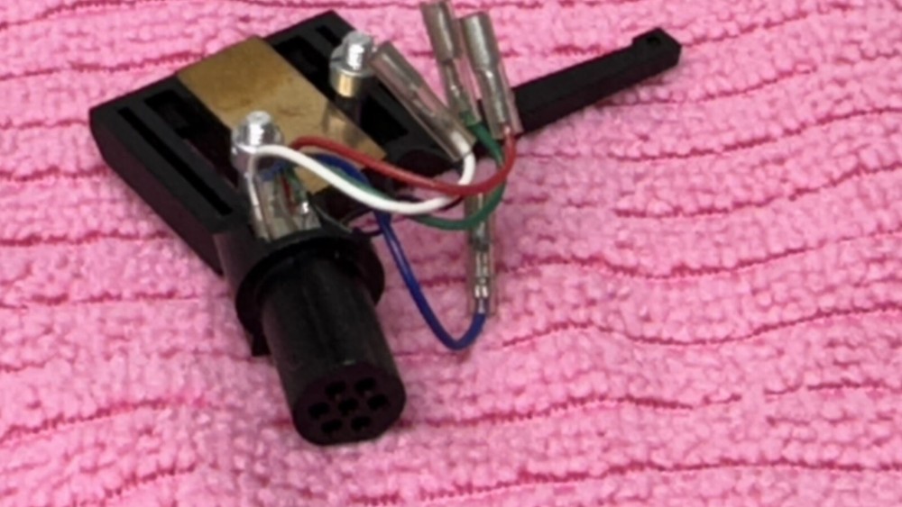 OEM Original Sanyo TP-B2 & Others Turntable Plug & Play Wired Headshell MINT 🔥