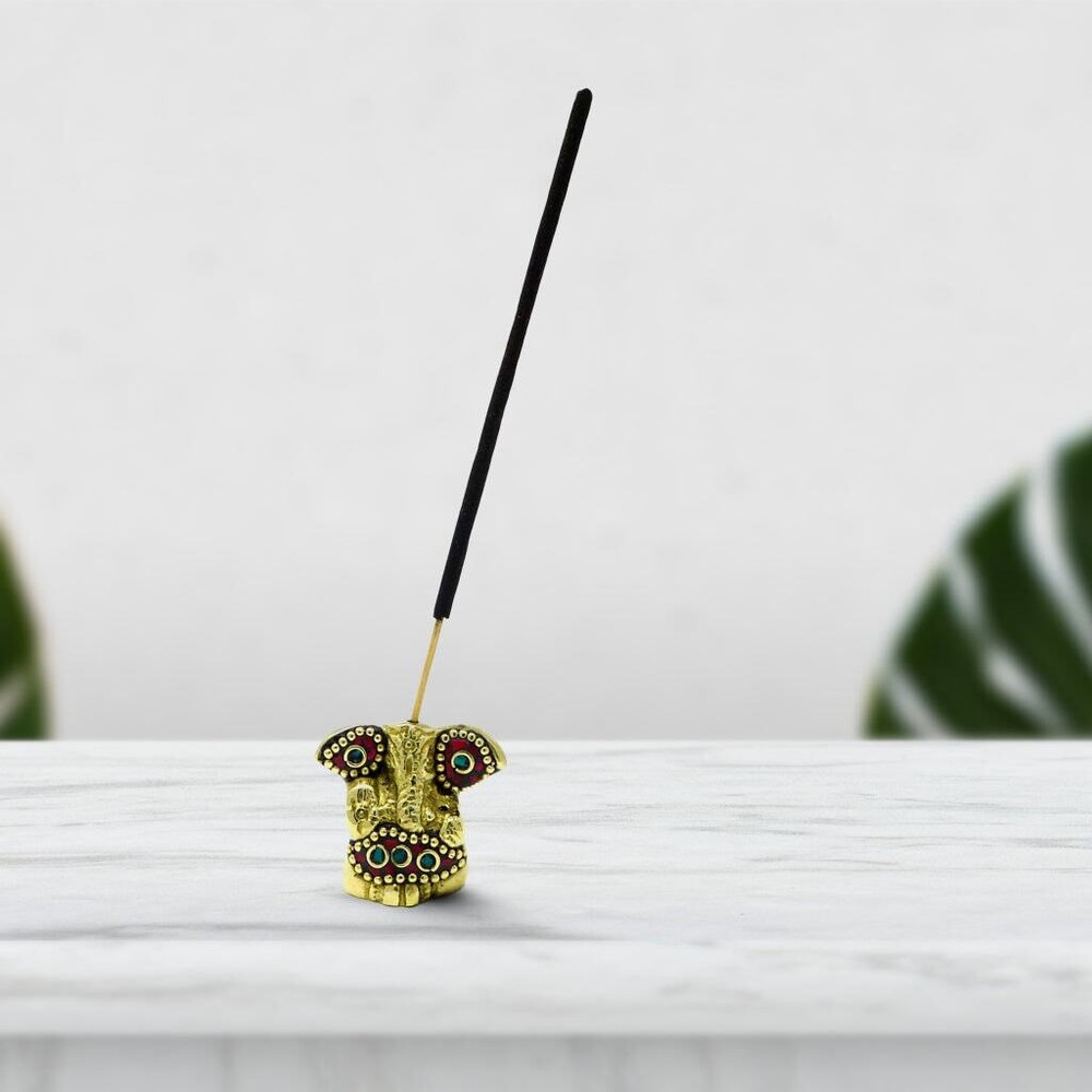 Brass Incense Holder (Vinayak)