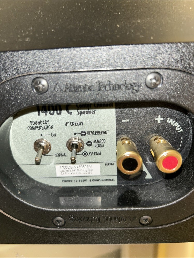 Atlantic Technology 1400C center speaker - gloss black