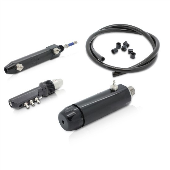 Inception Designs Autococker Front Pneumatics Set - Black Polished