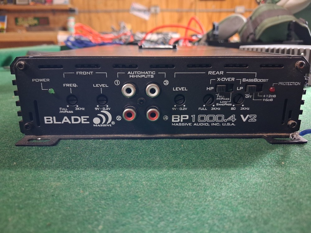 Massive Audio B2000.4 2000W 4 Channel Car Amplifier
