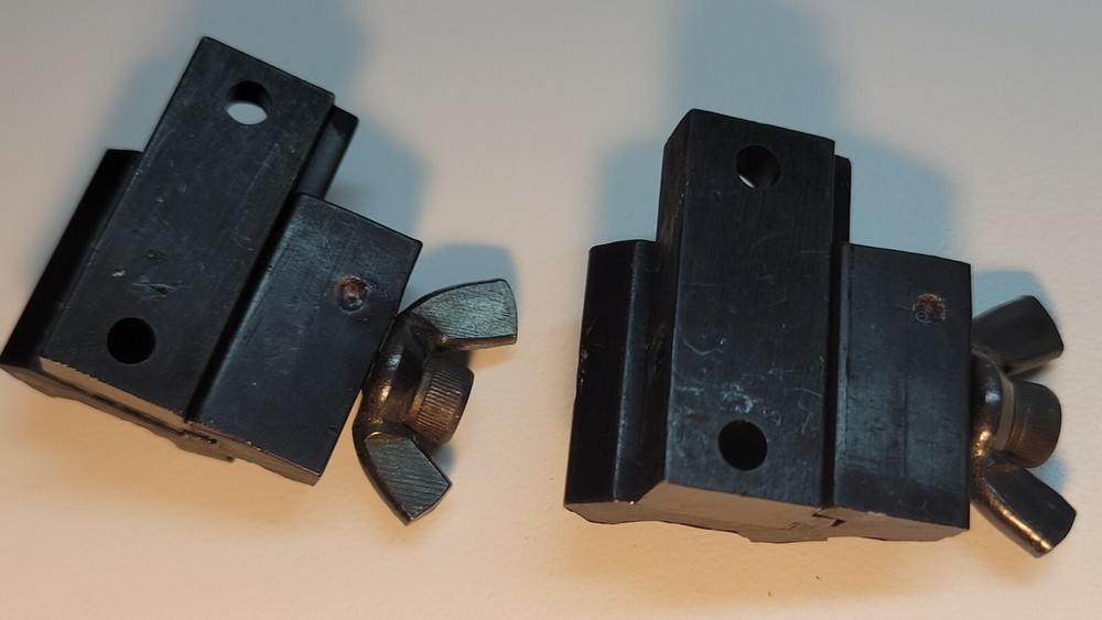 Quic-kee Flat Barrel 7/8" Hole Pattern Muzzleloader Quick Release Scope Bases