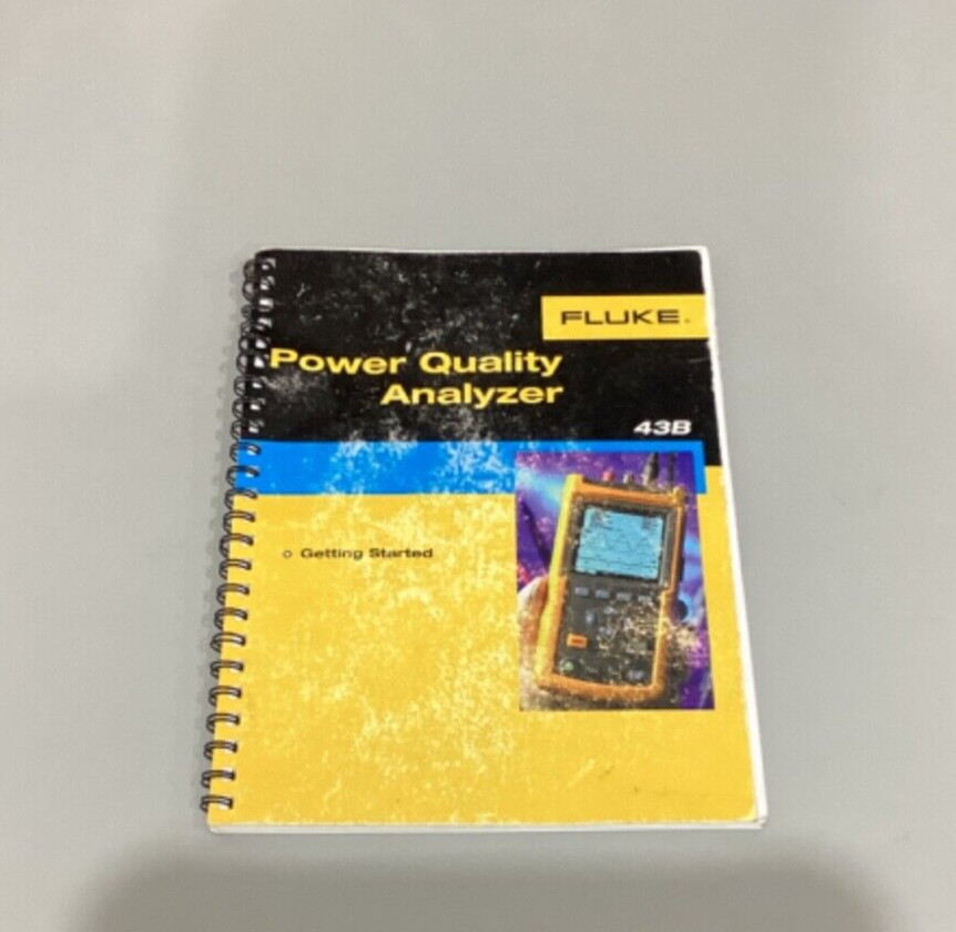 Fluke Power Quality Analyzer 43B Getting Started Guide