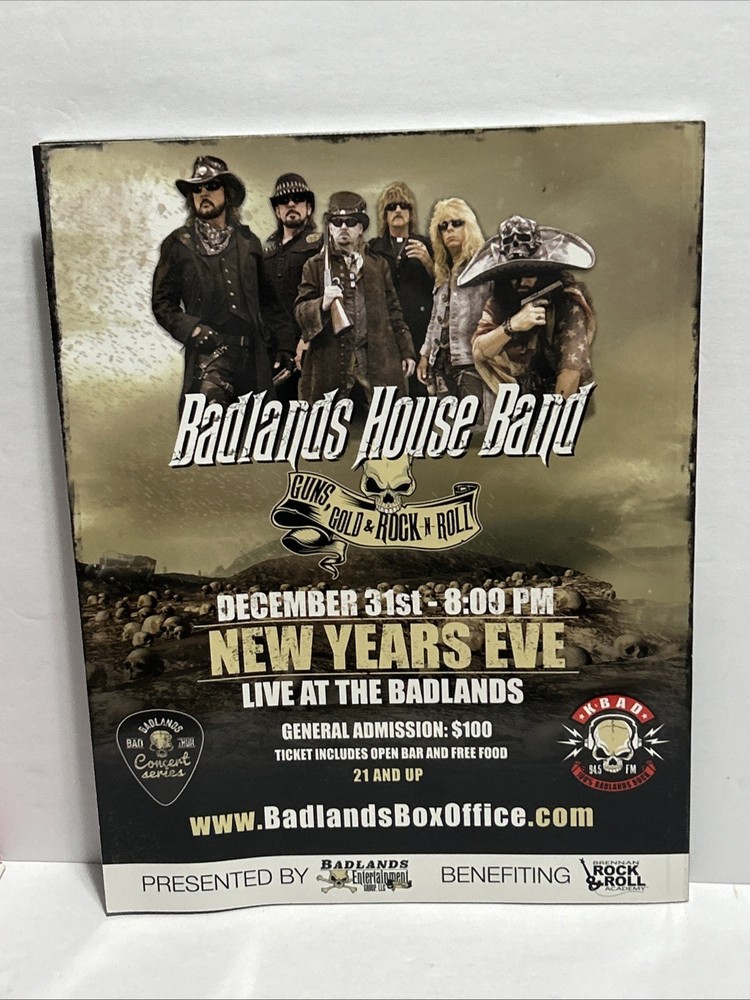 KISS Badlands Monthly Souvenir Premiere Issue Feb. 11, 2016 WOW