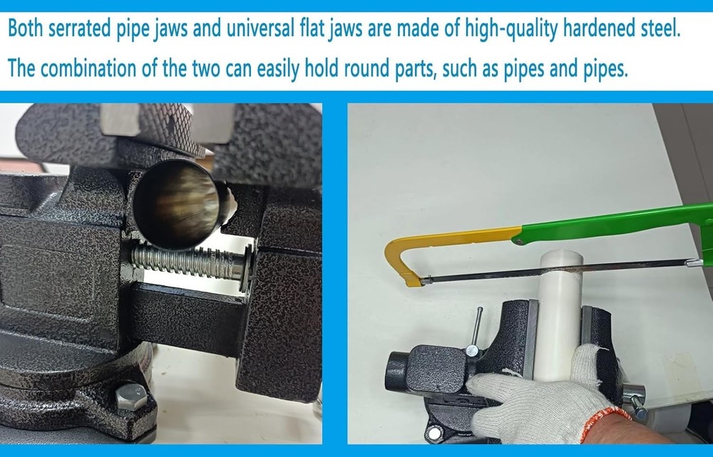 Heavy Duty 6" Black Bench Vise
