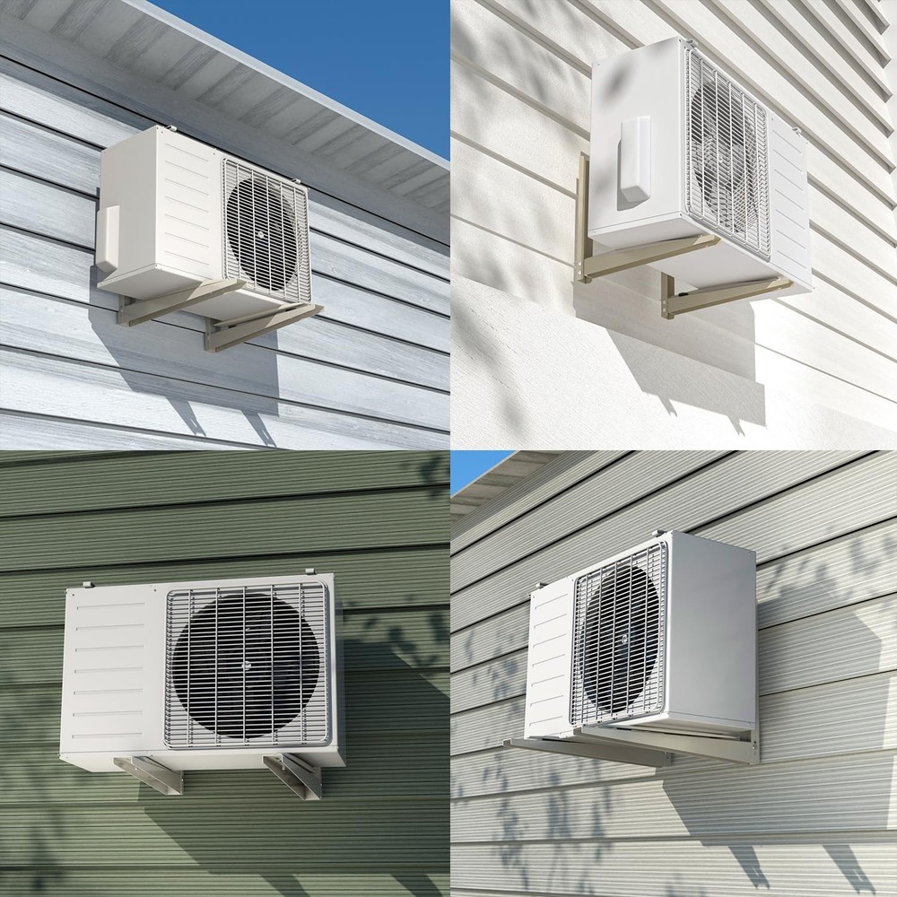 Mini Split AC Wall Mount Bracket Foldable Condenser Stand