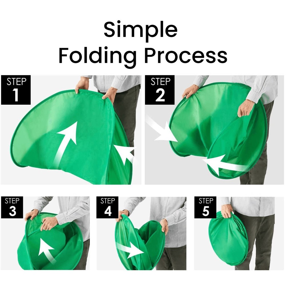 GreenScreen Portable Backdrop Chromakey Background PortScreen Size: Medium 43in 