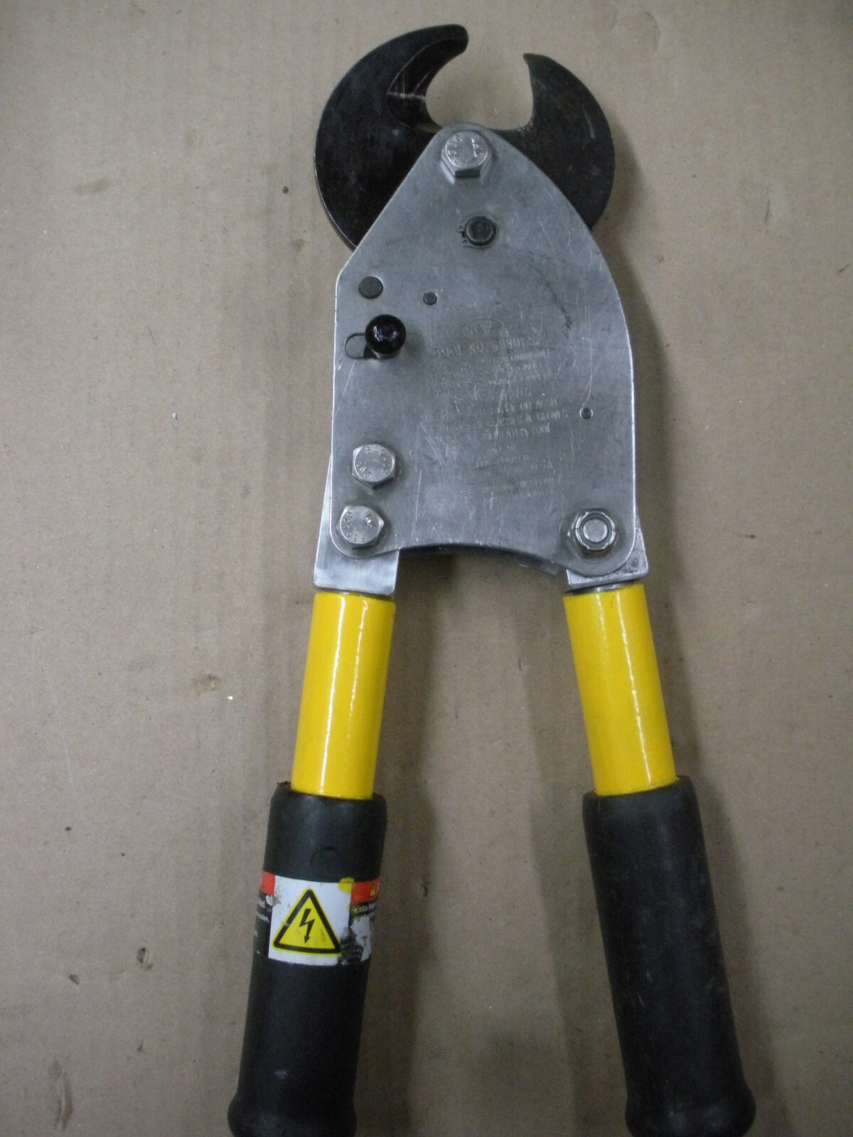 HK Porter 6990FS compact ratchet cable cutter 14" copper aluminum 10 available