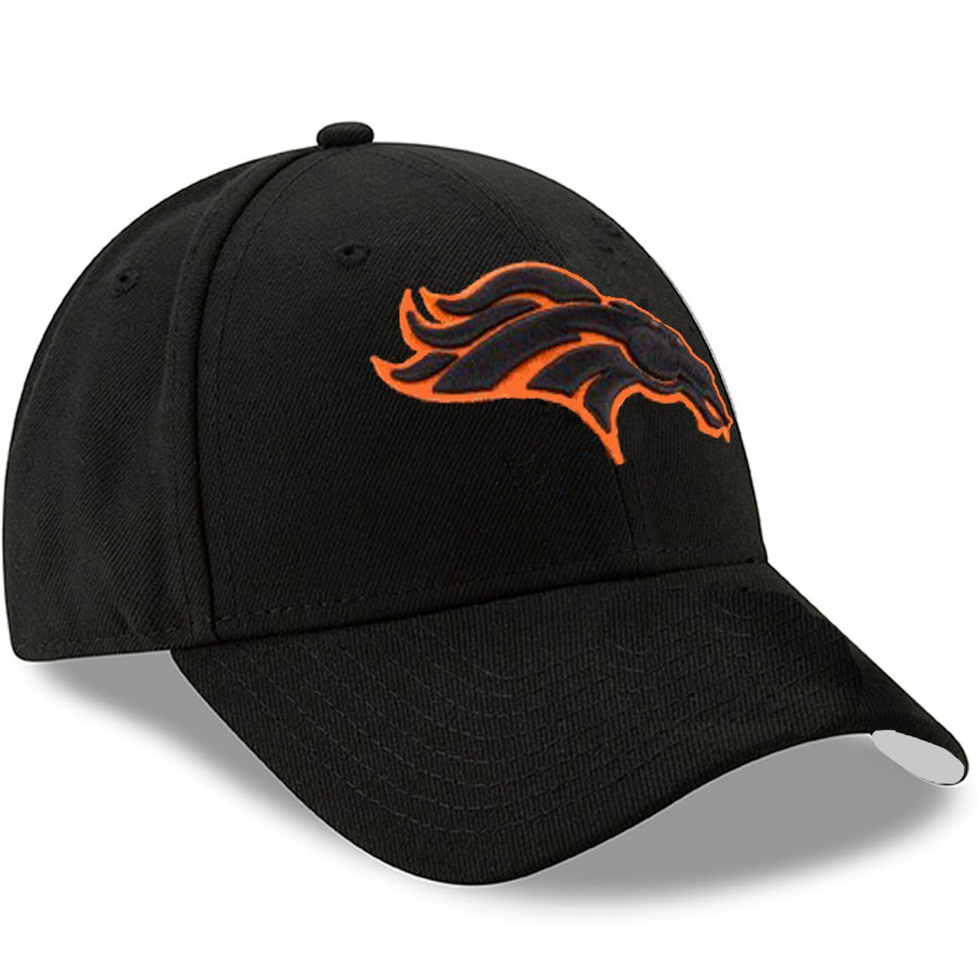 Denver Broncos NFL 47' Brand men's MVP Team Logo On Black Curved Bill Hat Cap