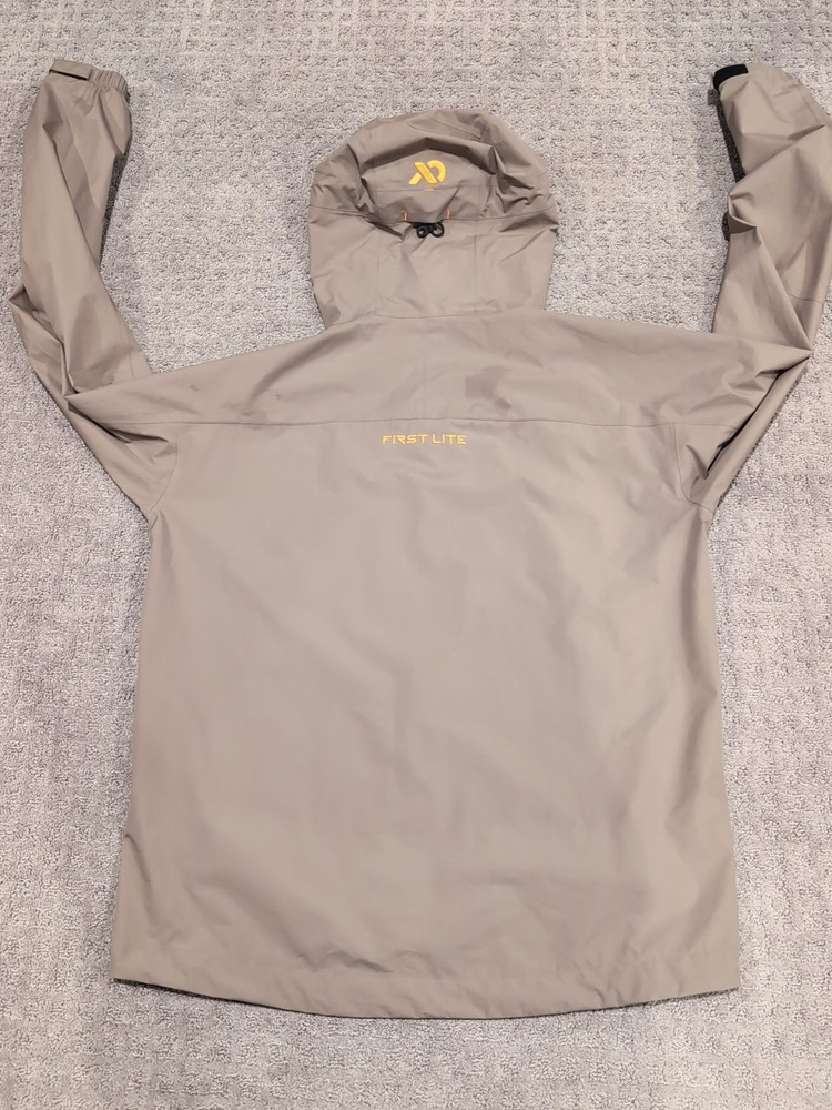 First Lite Vapor Stormlight Rain Jacket Medium Walnut See Description
