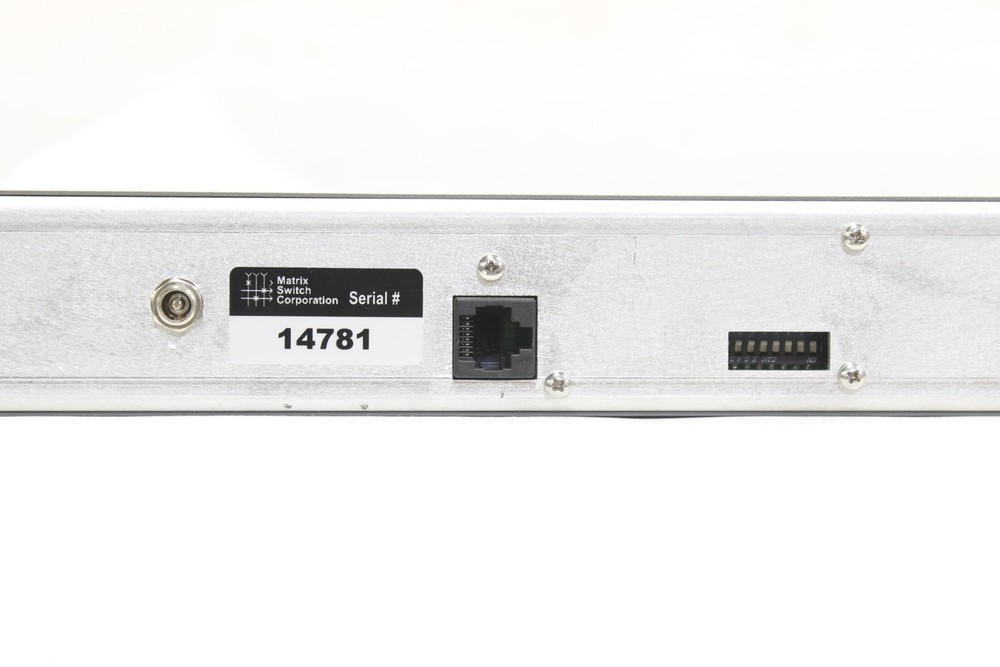 AS-IS Matrix Switch Corporation 16 Button Control Panel Rack Mountable
