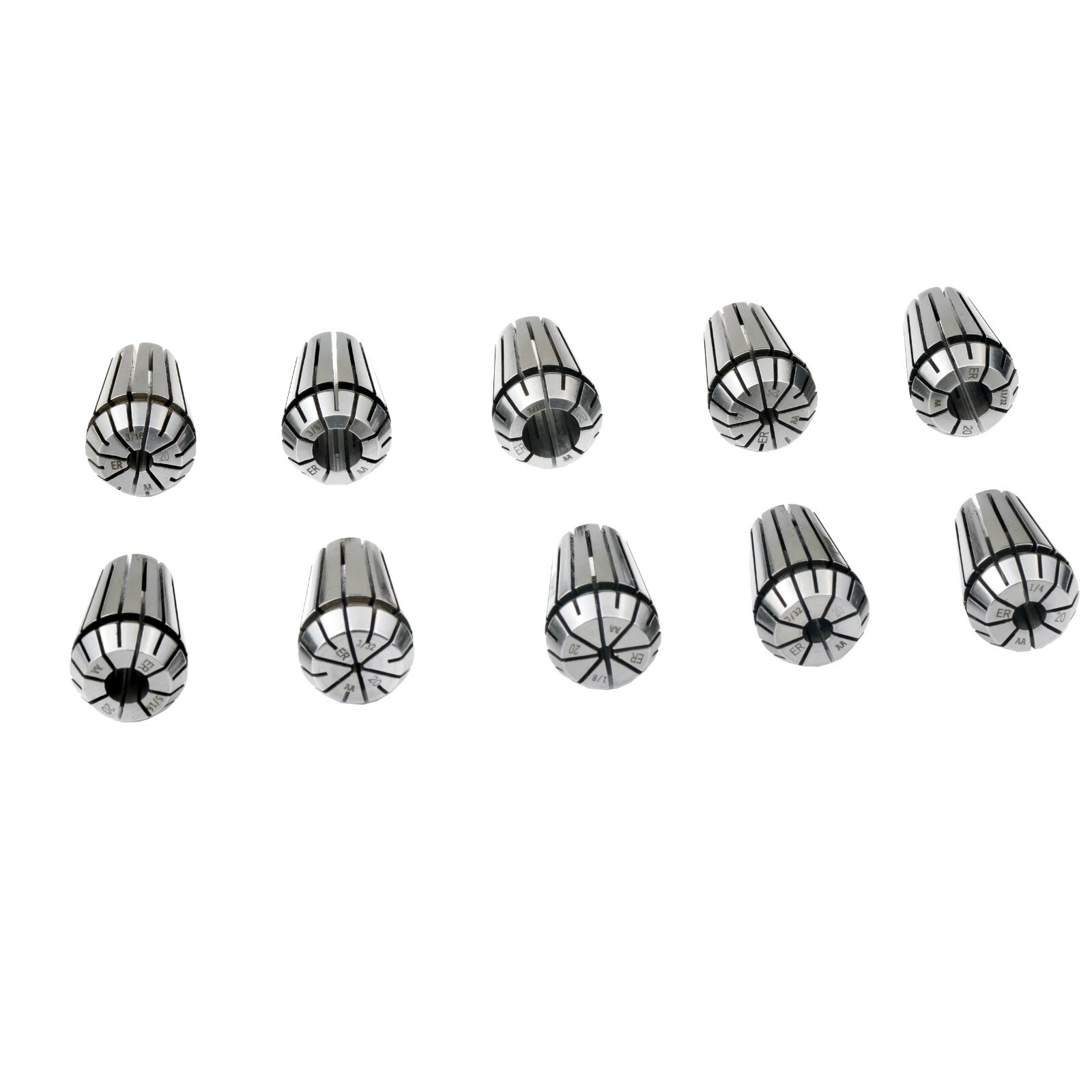 HIGH PRECISION 1PCS 1/8" ER20 COLLET TIR 0.0002" / 5μm CNC ER20 TOOL HOLDER