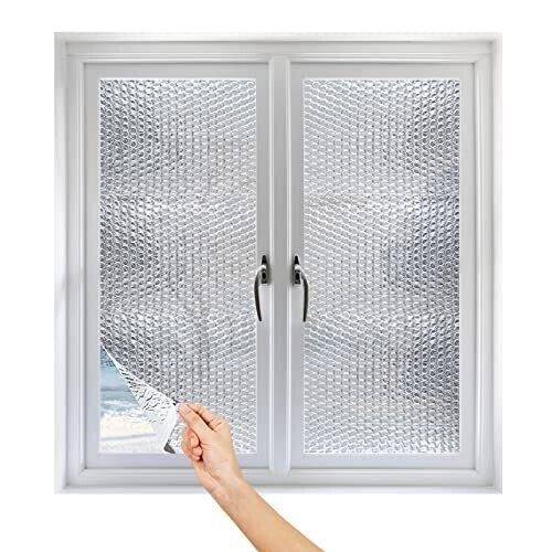 Reflectix Foil DOUBLE Insulation Reflective WINDOW SHUTTER KIT + ADHESIVE 2X10