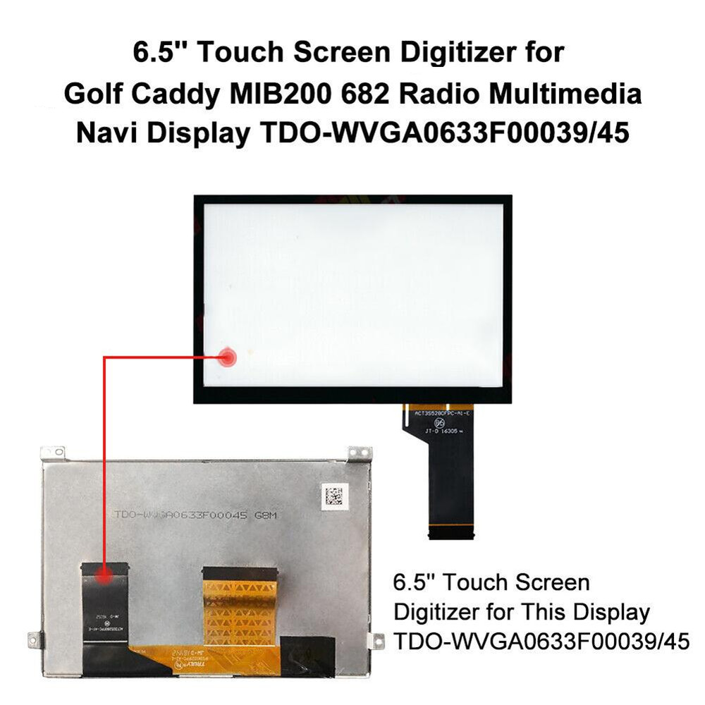 For Skoda MIB2 STD2 Radio Multimedia Replacement Part Touch Screen Digitizer