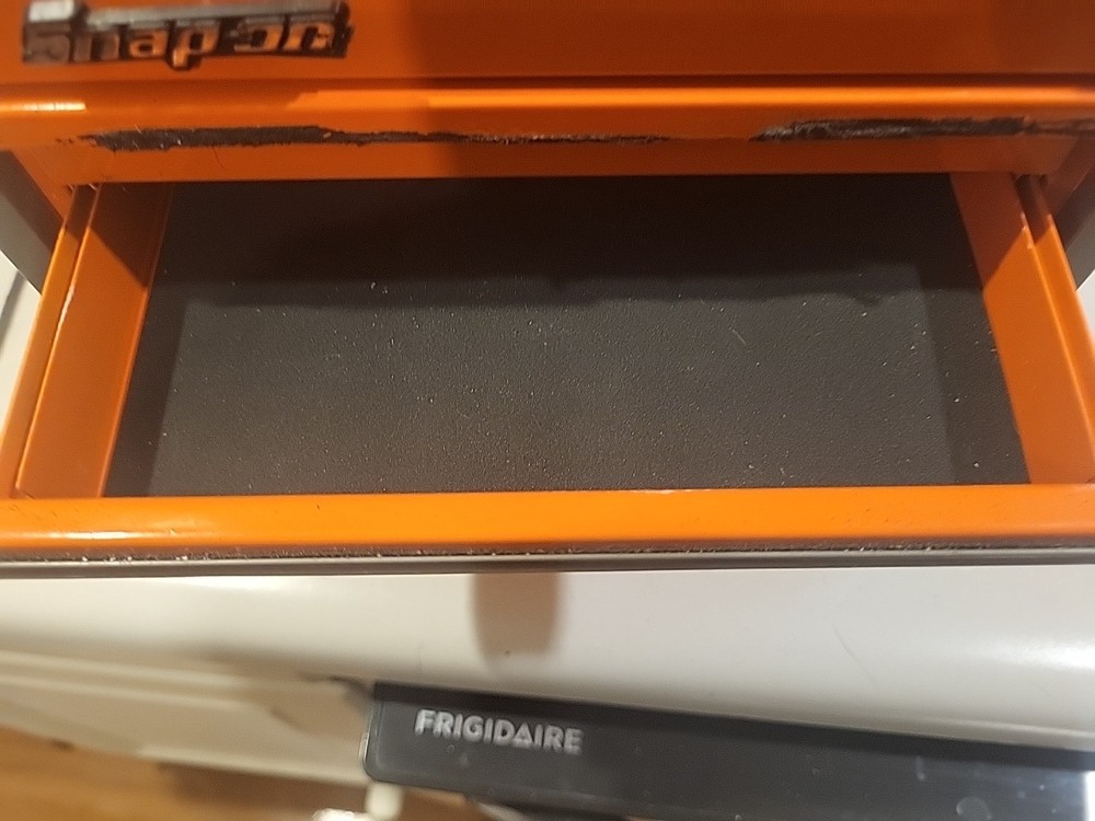 Orange Snap On Micro 5 Drawer Tool Cabinet