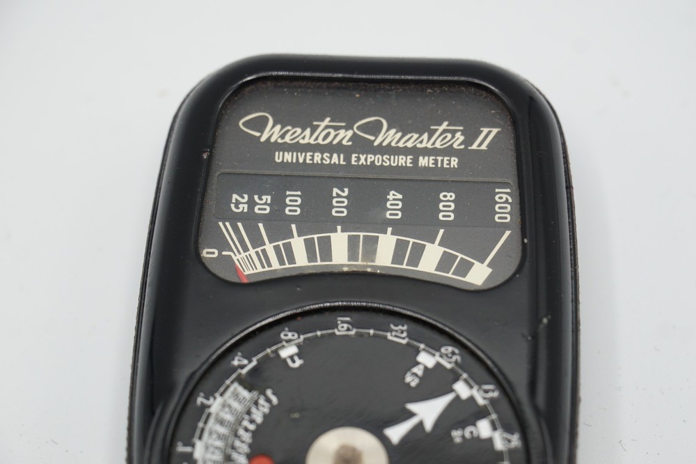 Camera Weston Master II Univ Exposure Meter Model 735 Leather Case
