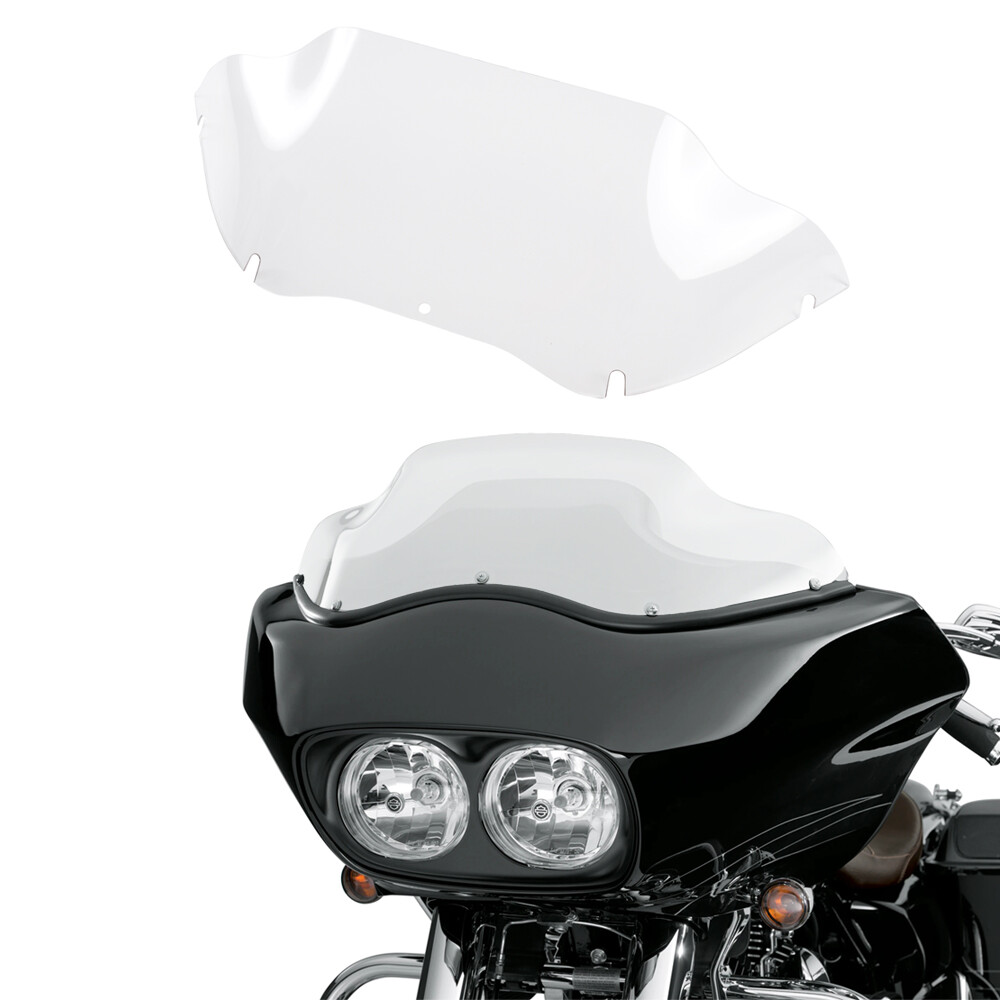 Clear 9.5" Windscreen Windshield for 1998 - 2013 Harley Touring Road Glide