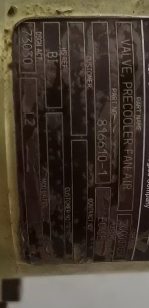 Valve Precooler 816610-1