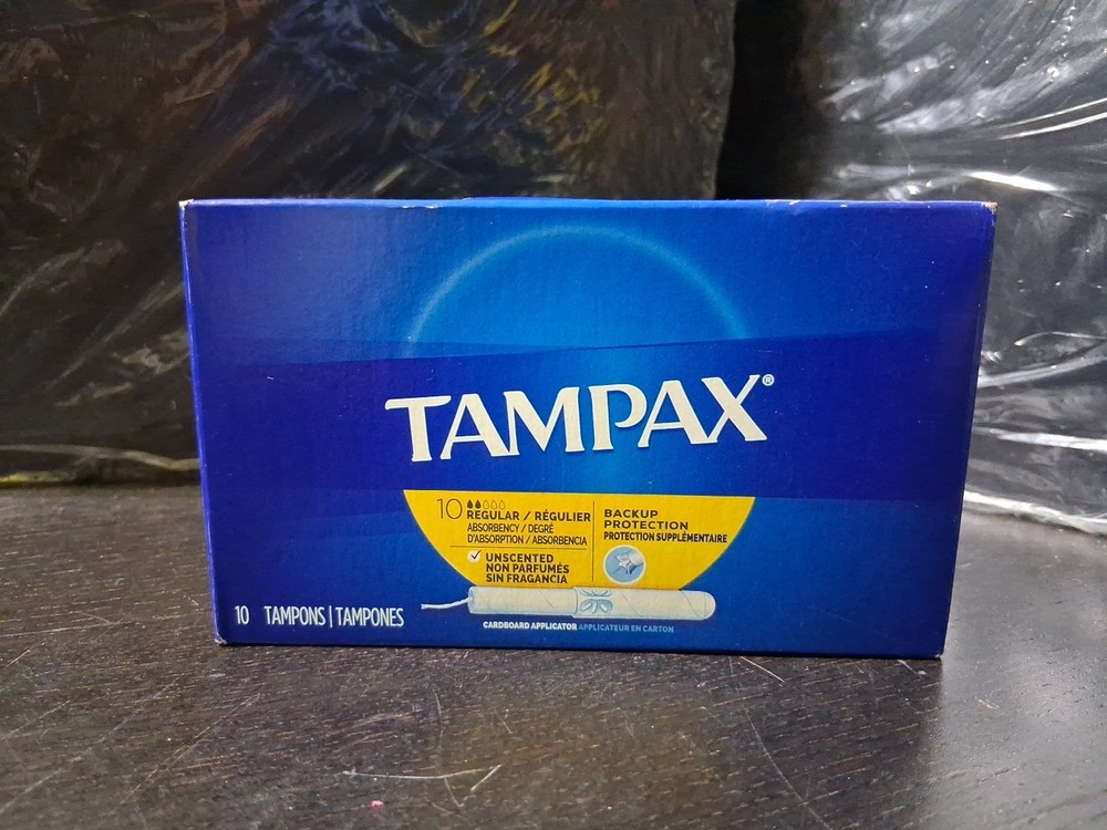 Tampax Unscented Tampons  10 Pack  Regular Protection