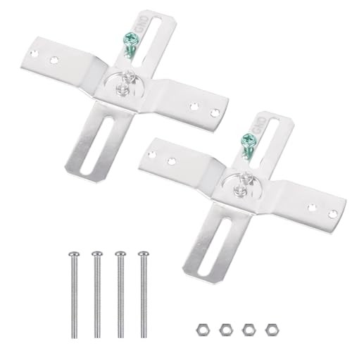 Light Fixture Mounting Brackets, 180° Adjustable Universal Light Crossbar Set,