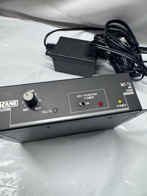 Rane MS 1b Microphone Amplifier with AC Adapter*Pre Owned
