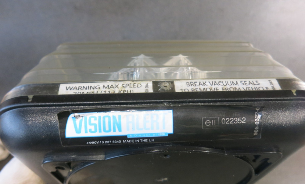 Vision Alert 022352 LED Lightbar Amber Flash Beacon 12V