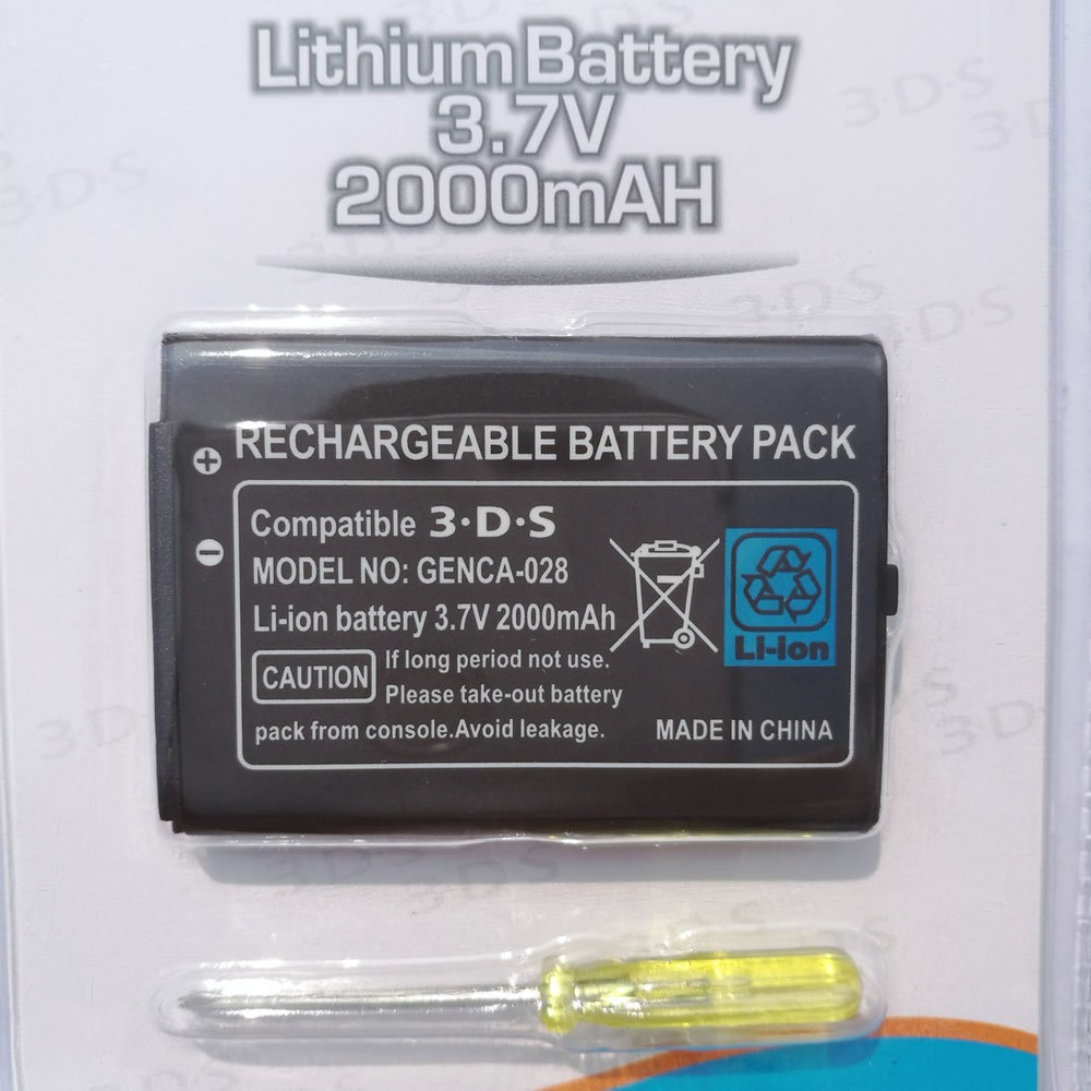 CTR-003 Battery for Nintendo 2DS 3DS & 2DS XL Switch Pro Controller +screwdriver