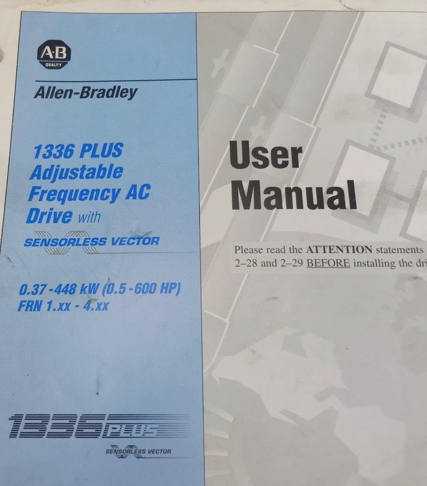 Allen-Bradley 1336 PLUS Adjustable Frequency AC Drive User Manual