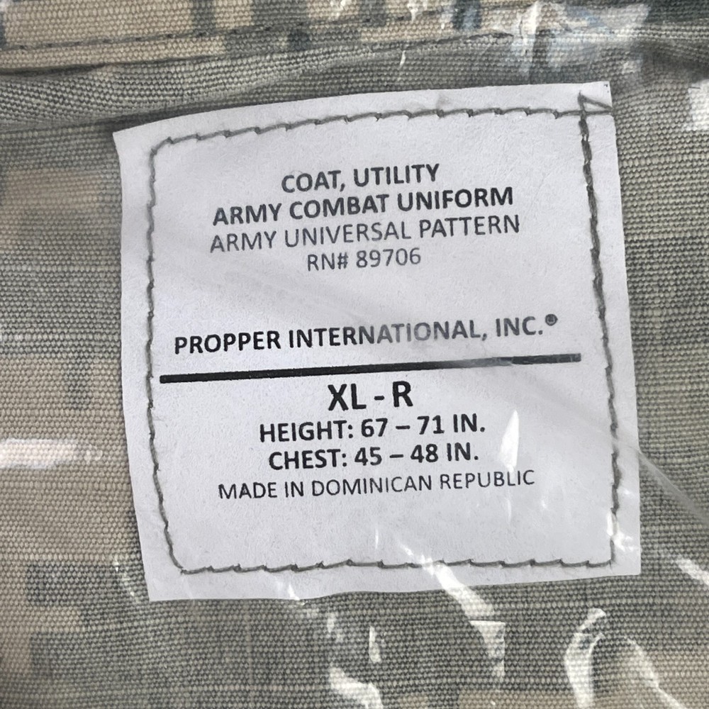 NEW BDU Propper Jacket - ACU Digital Camo - X-Large Regular