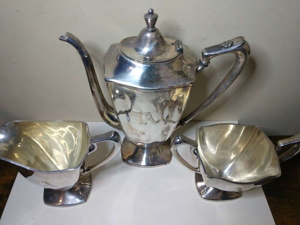 Bailey Banks & Biddle Silver Plated Tea Set