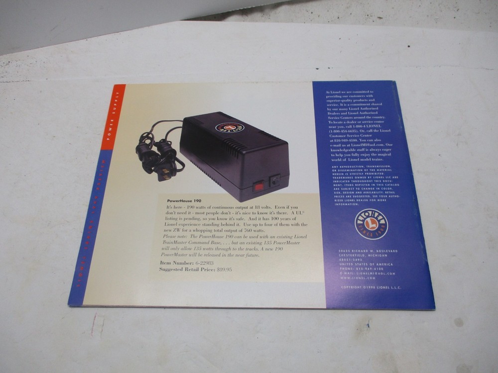 Lionel Catalog 1999 Preview