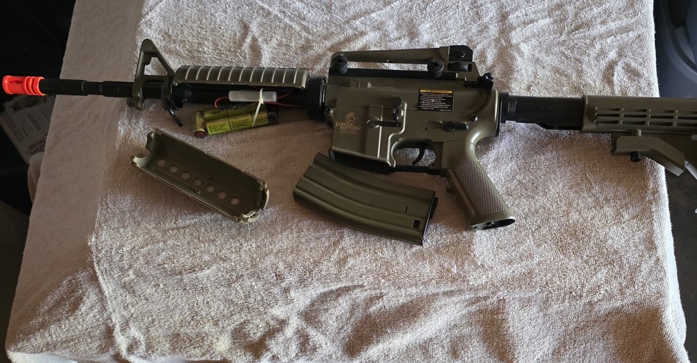 Lancer Tactical Electric 6mm Automatic Airsoft Rifle Adjustable Stock