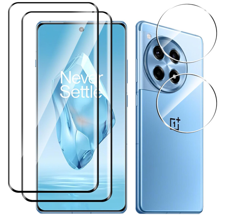 For OnePlus 12R 13R Screen Protector with Camera Lens Protector 9H Hardness
