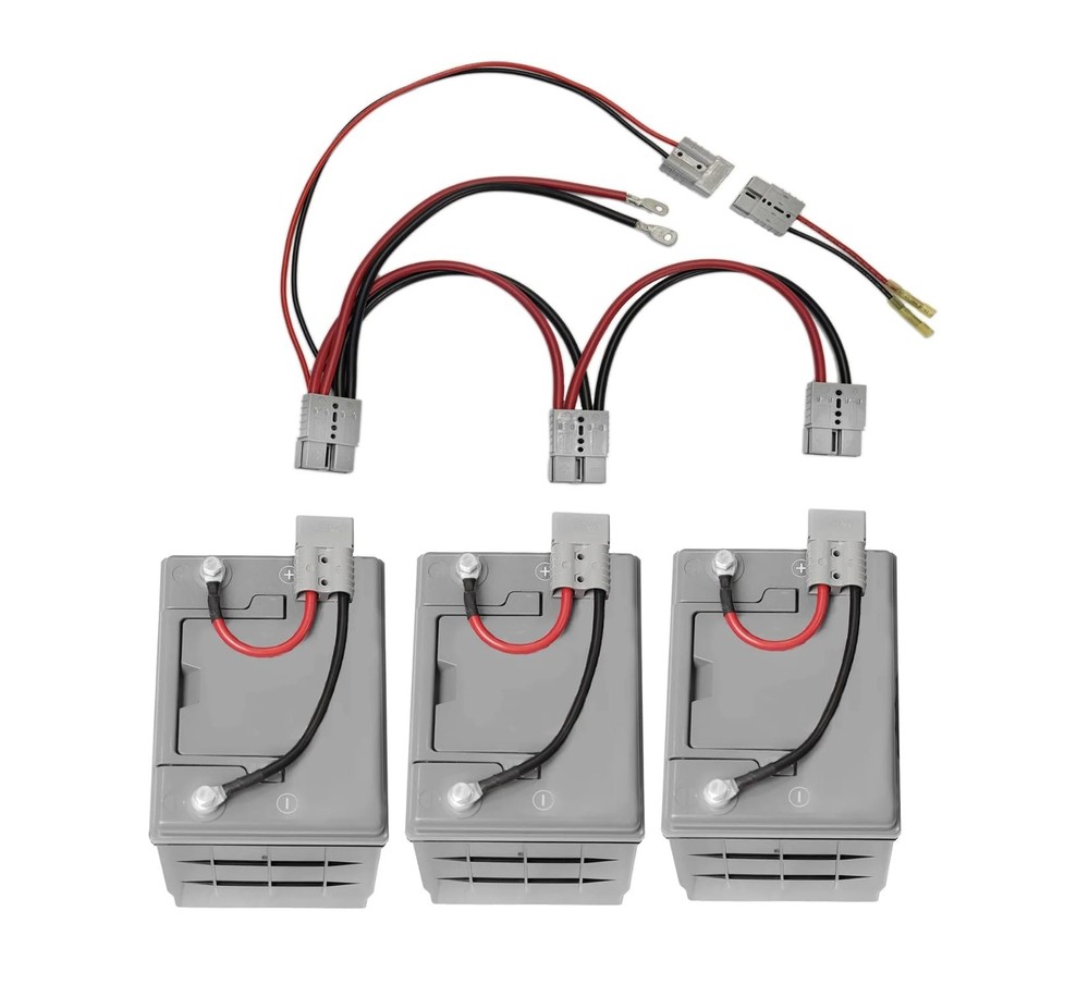 Connect-Ease - (3) 12V Battery Parallel Quick Connect System w/Solar System...