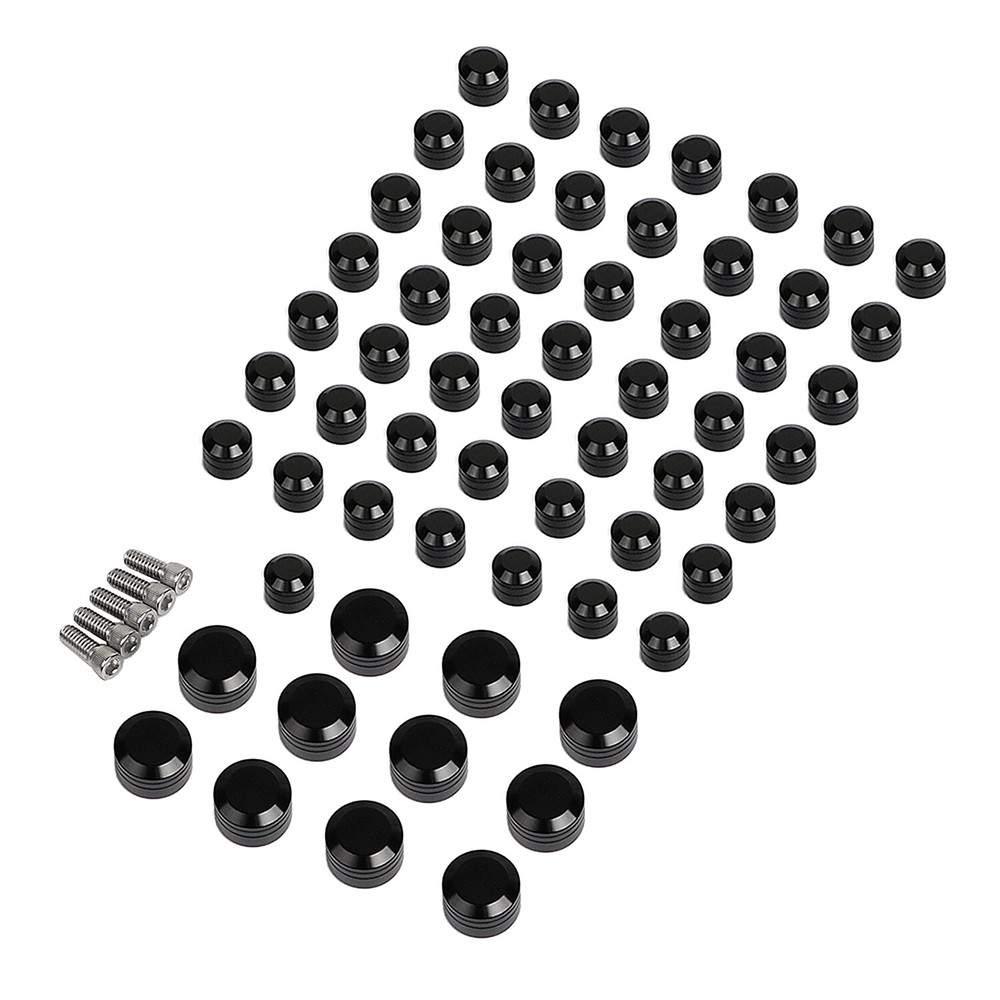 Engine Bolt Caps Cover Kit For Harley Softail 2007-2017 FLSTF FXSTD FXSTC FXST