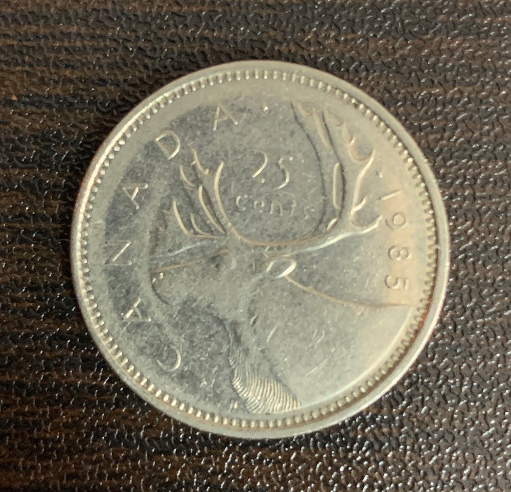 Canada 25 Cents 1985