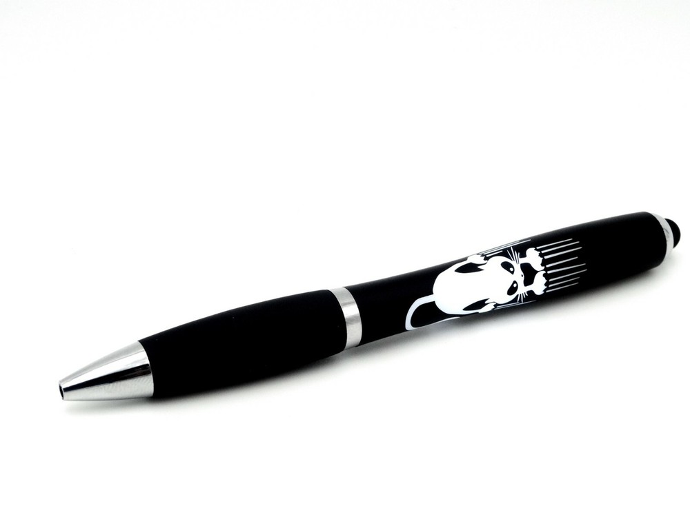 Lighted cat scratching ink pen