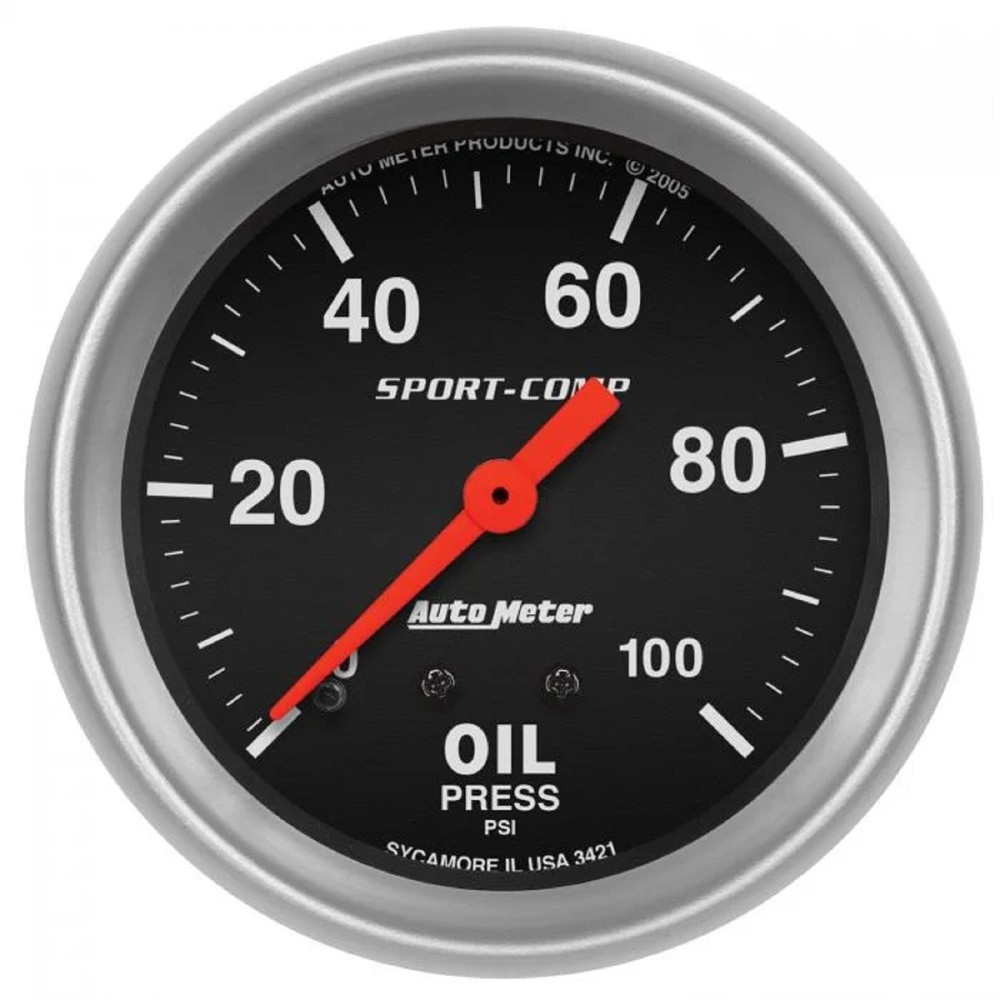 AutoMeter 3421 Oil Press 0-100 PSI